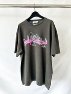 Gallery dept Gray t-shirt with 'Boba Cocktails' text and graphics on a hanger against a white background