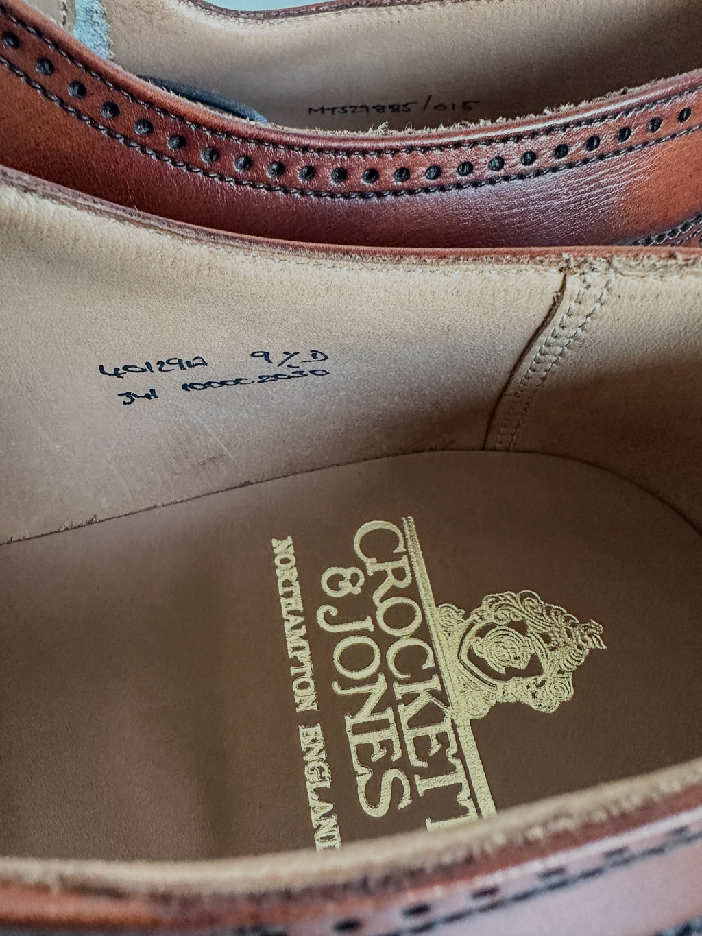 Crockett & Jones Peal & Co Brown Oxford Shoes