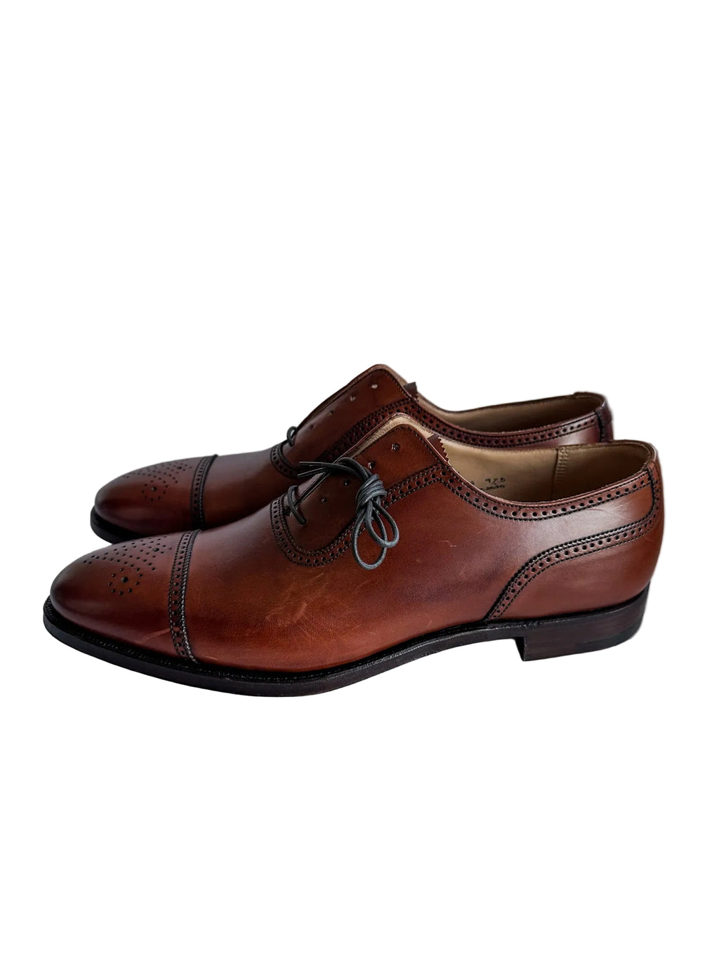 Crockett & Jones Peal & Co Brown Oxford Shoes