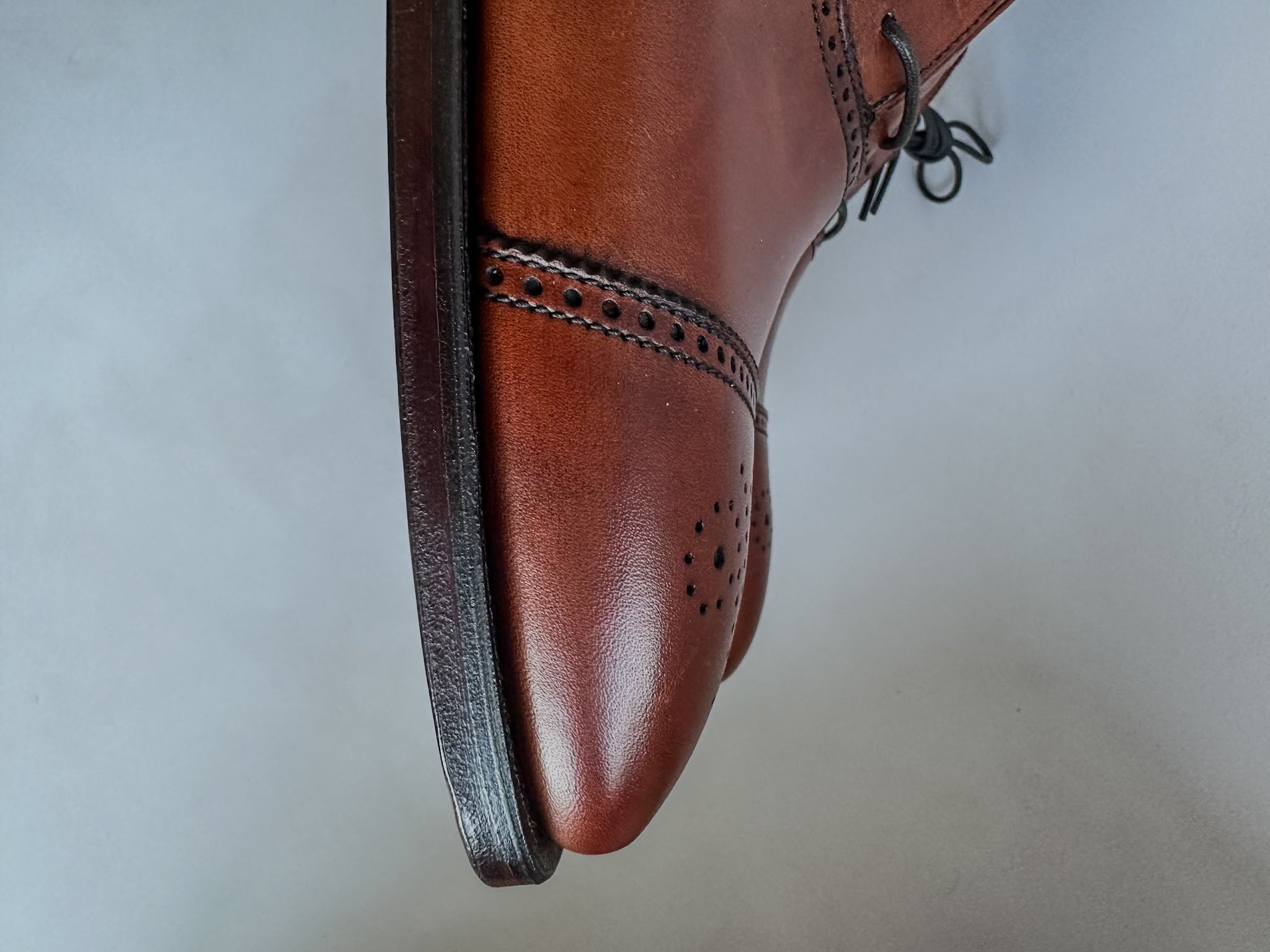 Crockett & Jones Peal & Co Brown Oxford Shoes