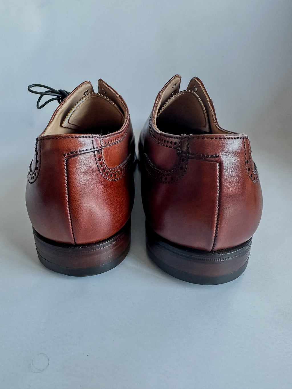 Crockett & Jones Peal & Co Brown Oxford Shoes