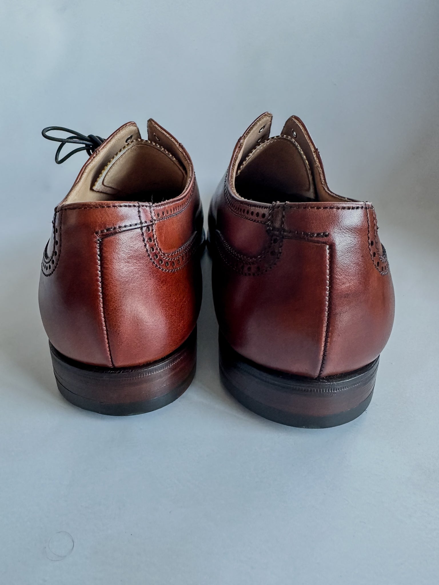 Crockett & Jones Peal & Co Brown Oxford Shoes