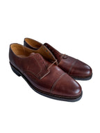 Chaussures Derby en cuir marron Crockett &amp; Jones Pearl &amp; Co.