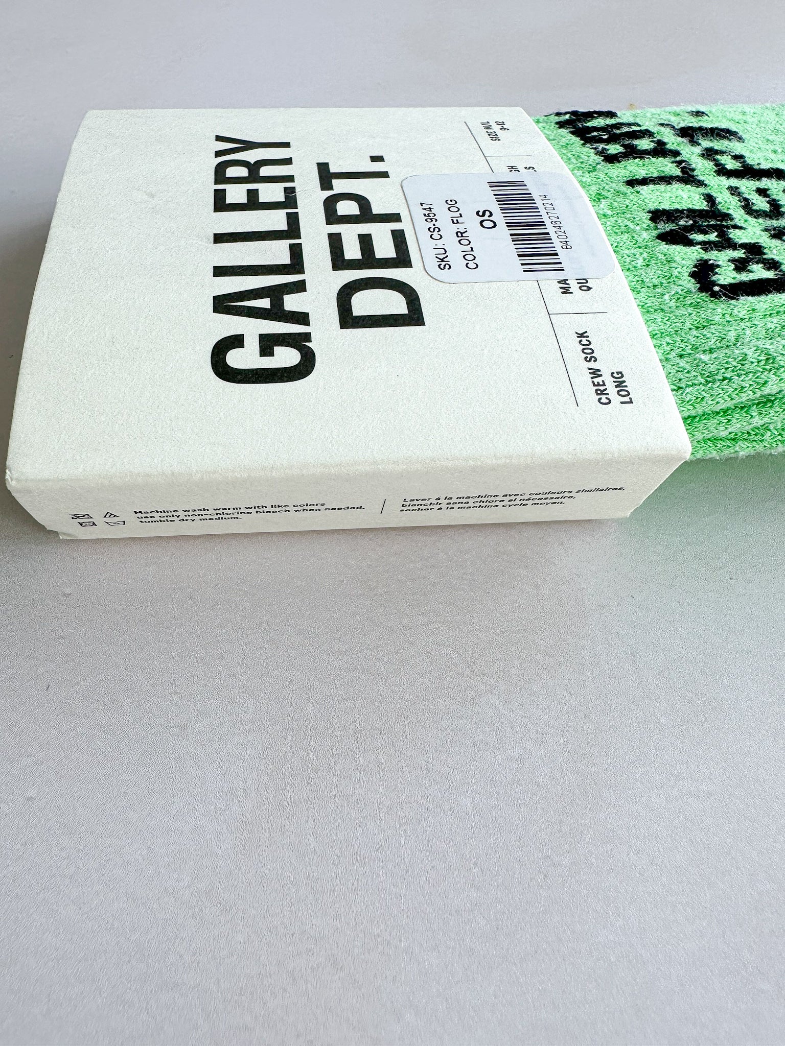 Gallery Dept. Long Crew Green Socks