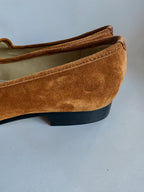 Bowhill & Elliott Brown Suede Venetian Slipper Shoe