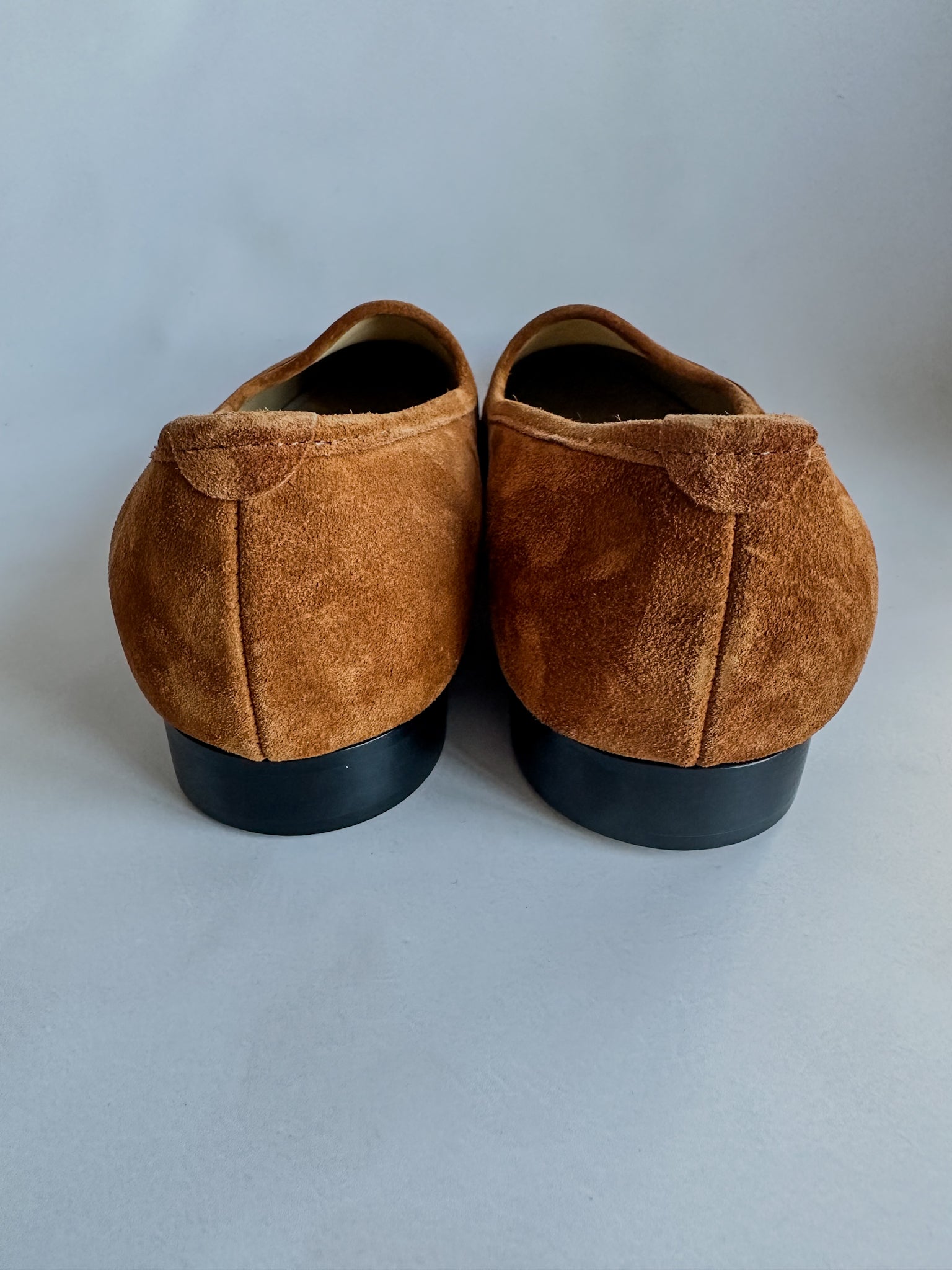 Bowhill & Elliott Brown Suede Venetian Slipper Shoe