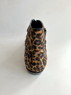 Saint Laurent Stan Boots in Leopard Print Suede