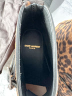 Saint Laurent Stan Boots in Leopard Print Suede