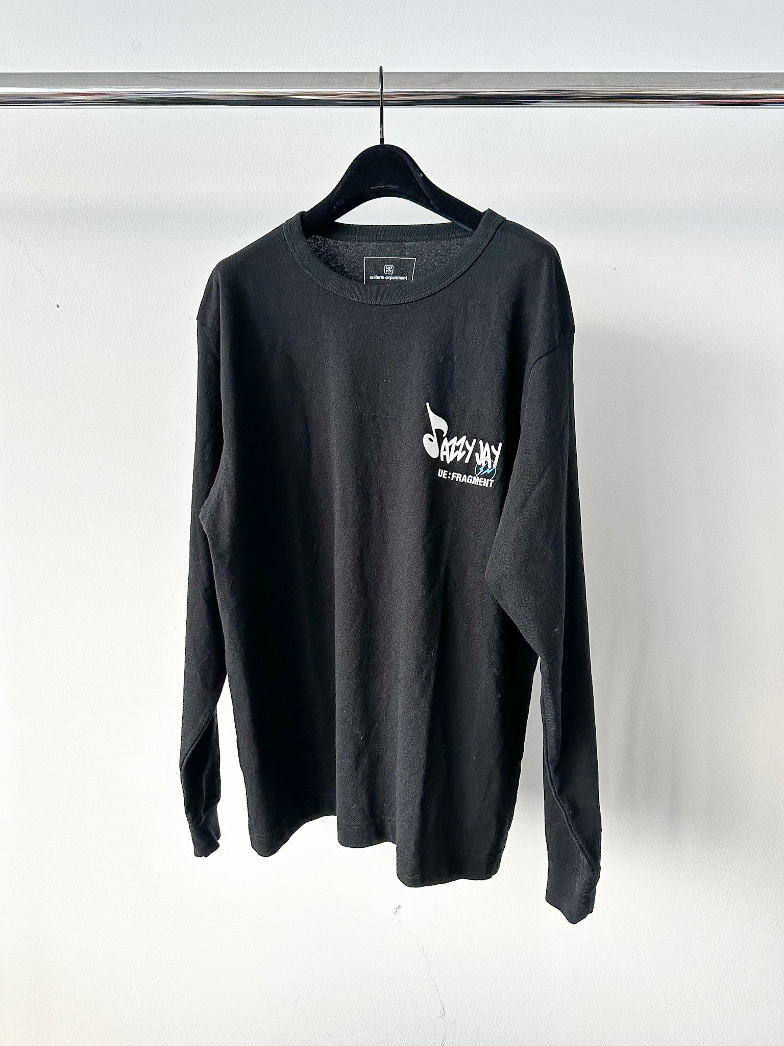 Uniform Experiment X Fragment Black 'Jazzy 5' Long Sleeve T-Shirt
