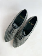 Saint Laurent Studded Black Leather Oxford Shoes