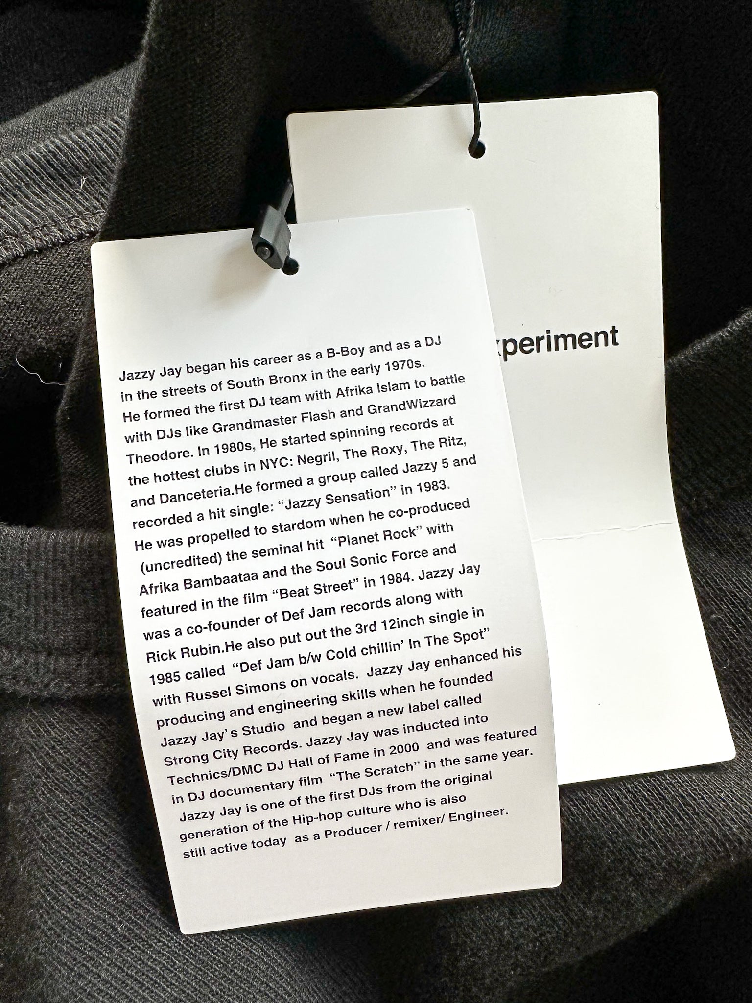 Uniform Experiment X Fragment Black 'Jazzy 5' Long Sleeve T-Shirt
