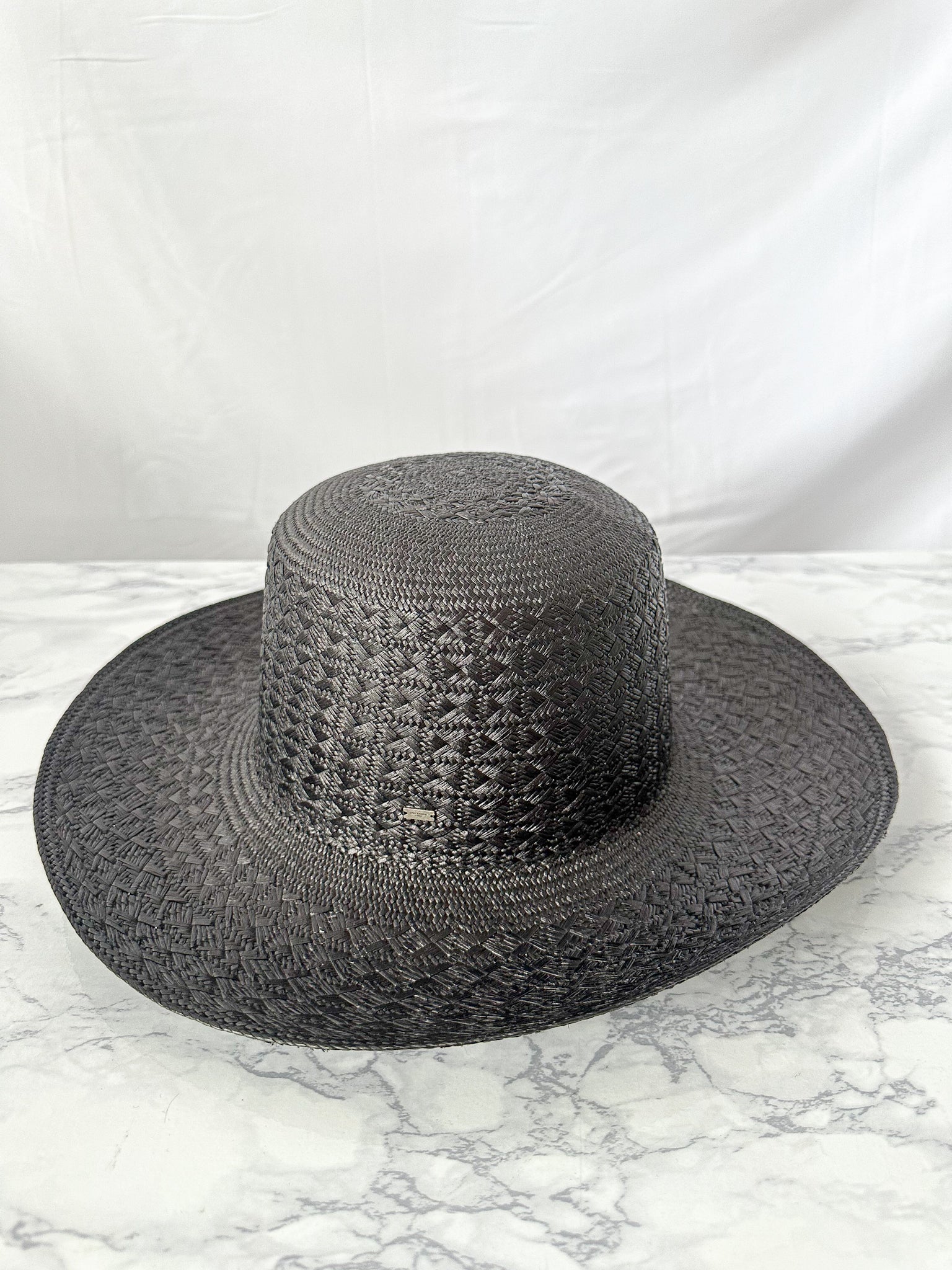Saint Laurent Black Fedora Hat