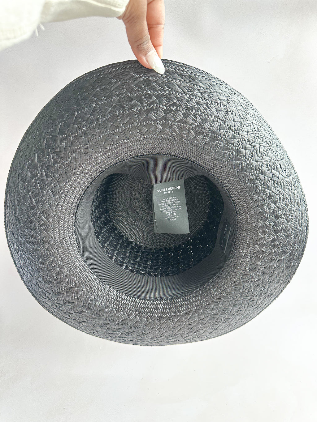 Saint Laurent Black Fedora Hat