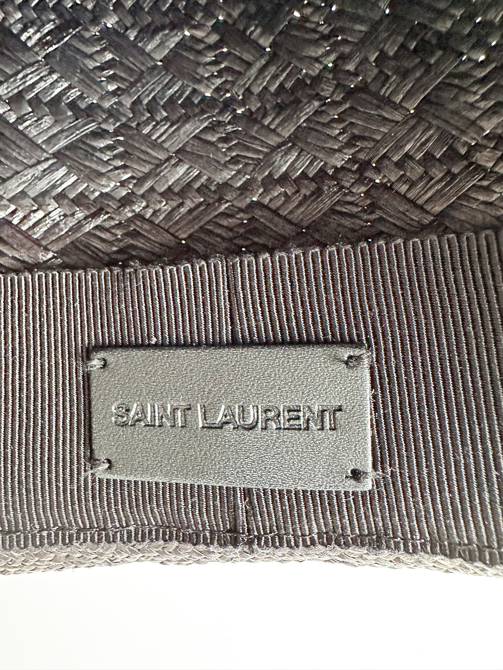 Saint Laurent Black Fedora Hat