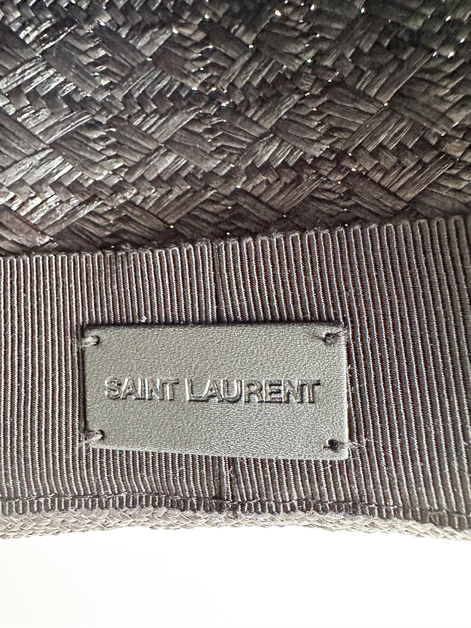 Saint Laurent Black Fedora Hat