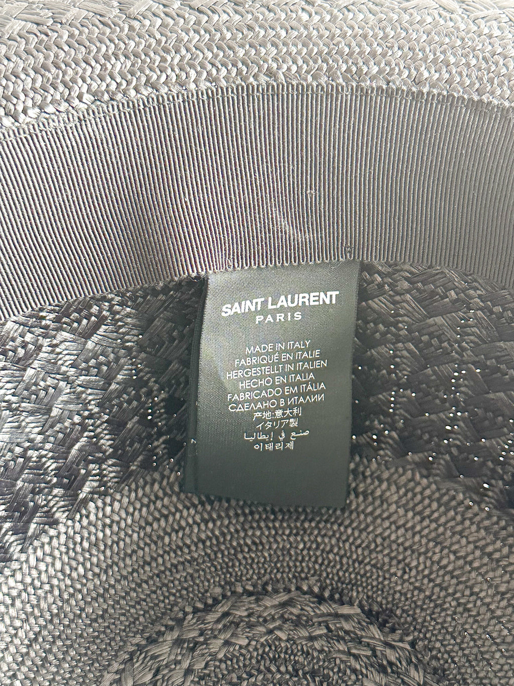 Saint Laurent Black Fedora Hat