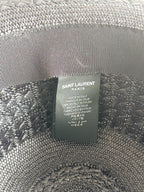 Saint Laurent Black Fedora Hat