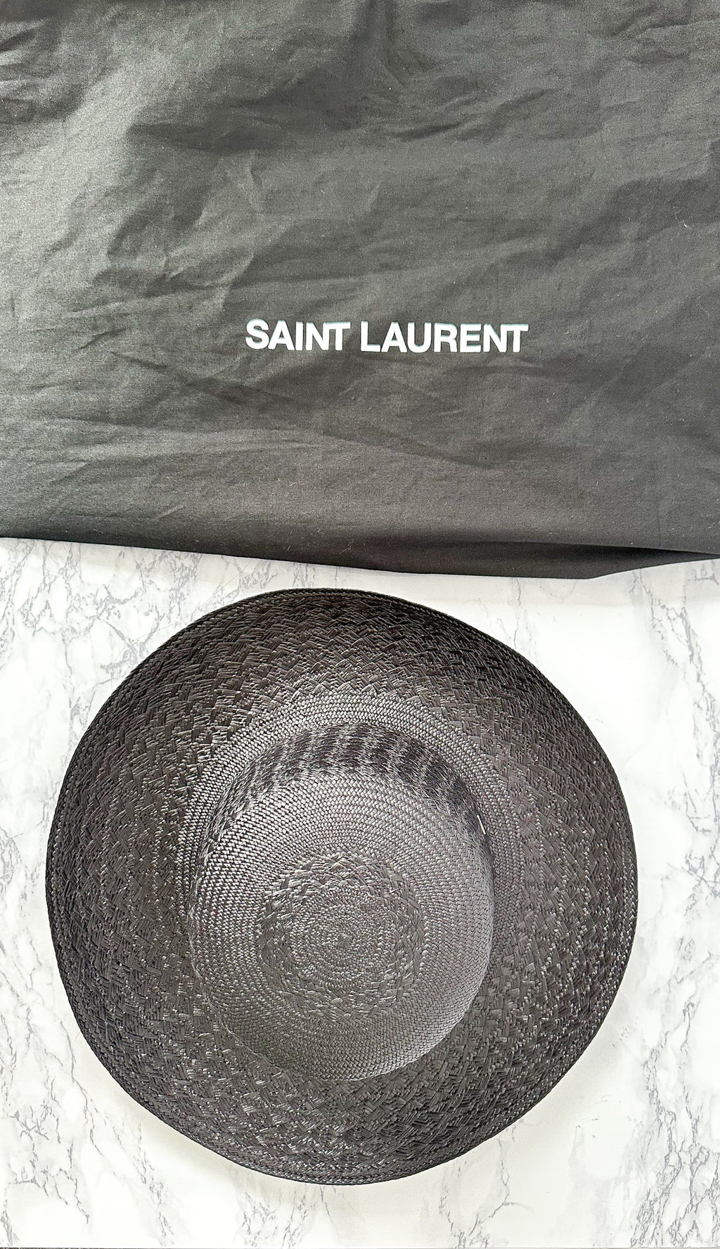 Saint Laurent Black Fedora Hat