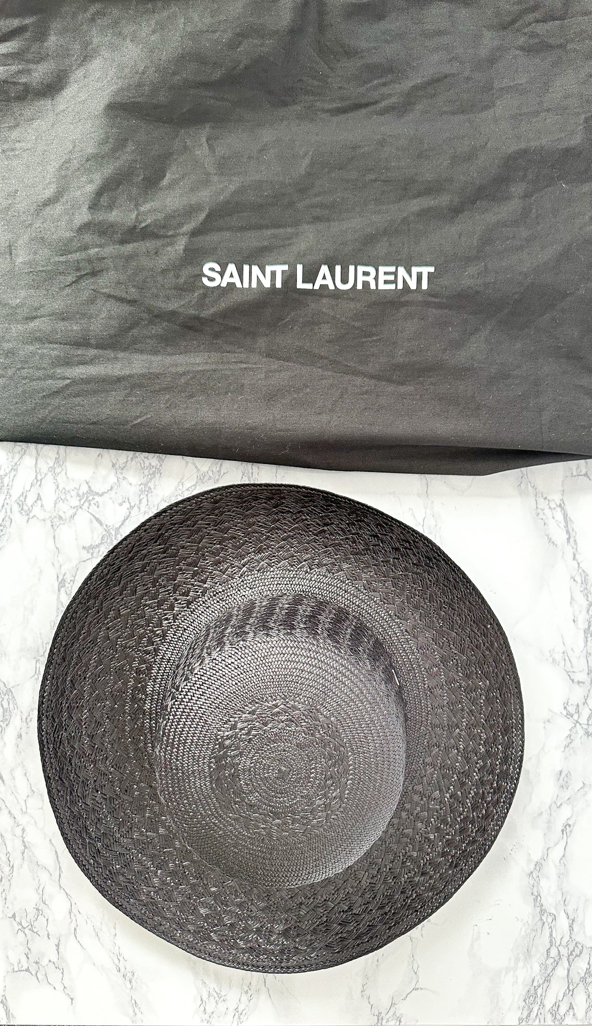 Saint Laurent Black Fedora Hat
