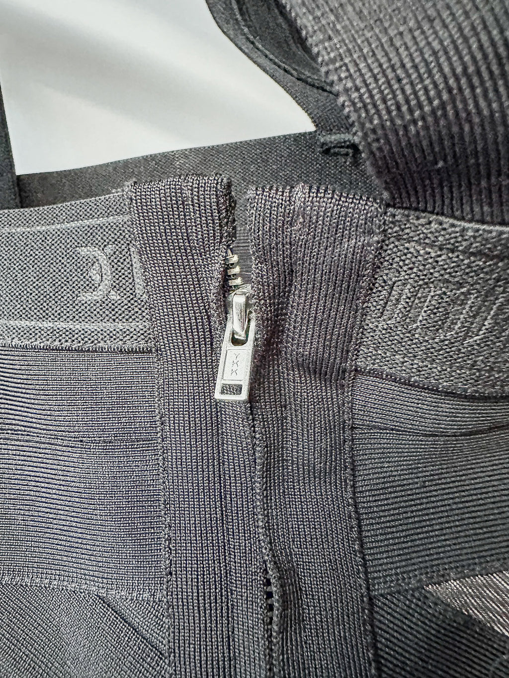 David Koma Black One Shoulder Bandage Mini Dress