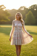 Robe Micro Mini Fleurie Wonder Needle & Thread