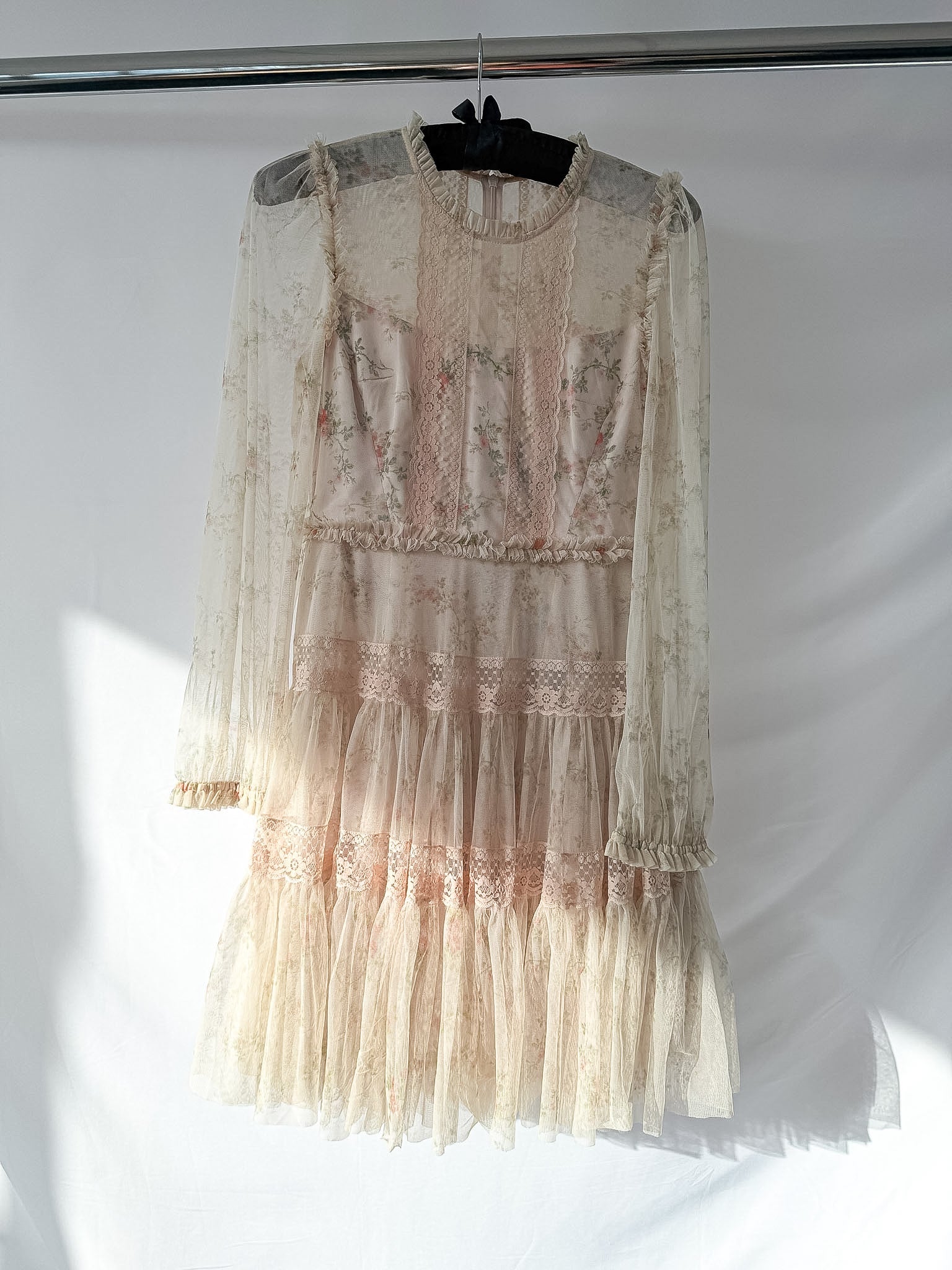 Needle & Thread Floral Wonder Micro Mini Dress