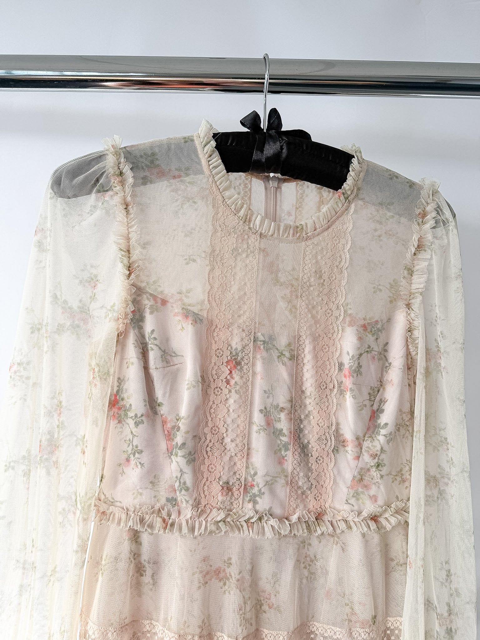Needle & Thread Floral Wonder Micro Mini Dress