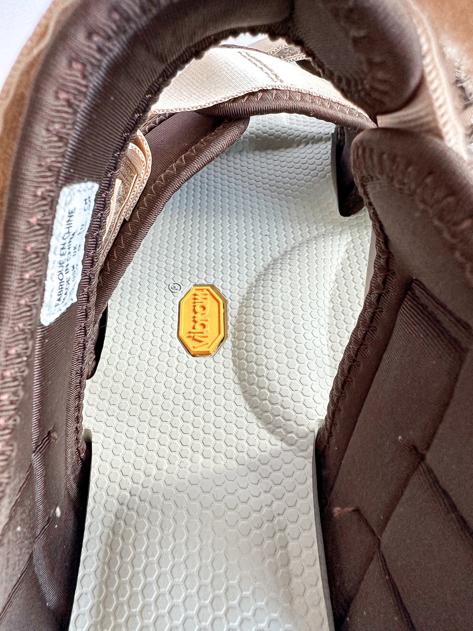 Suicoke Brown Beige Depa-Cab Sandals