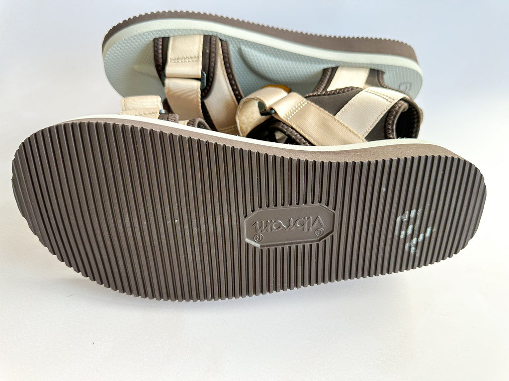 Suicoke Brown Beige Depa-Cab Sandals