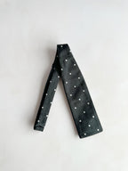 Drake's Black White Spotted Bowtie