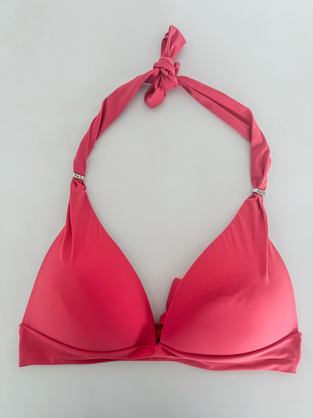 Pain De Sucre Seitlich gebundene Bikinihose in Diva Blush Pink