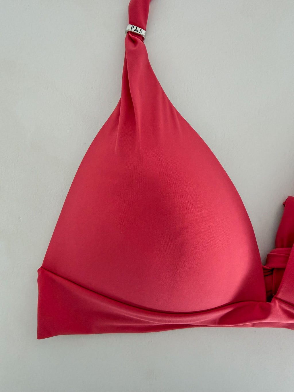 Pain De Sucre Seitlich gebundene Bikinihose in Diva Blush Pink