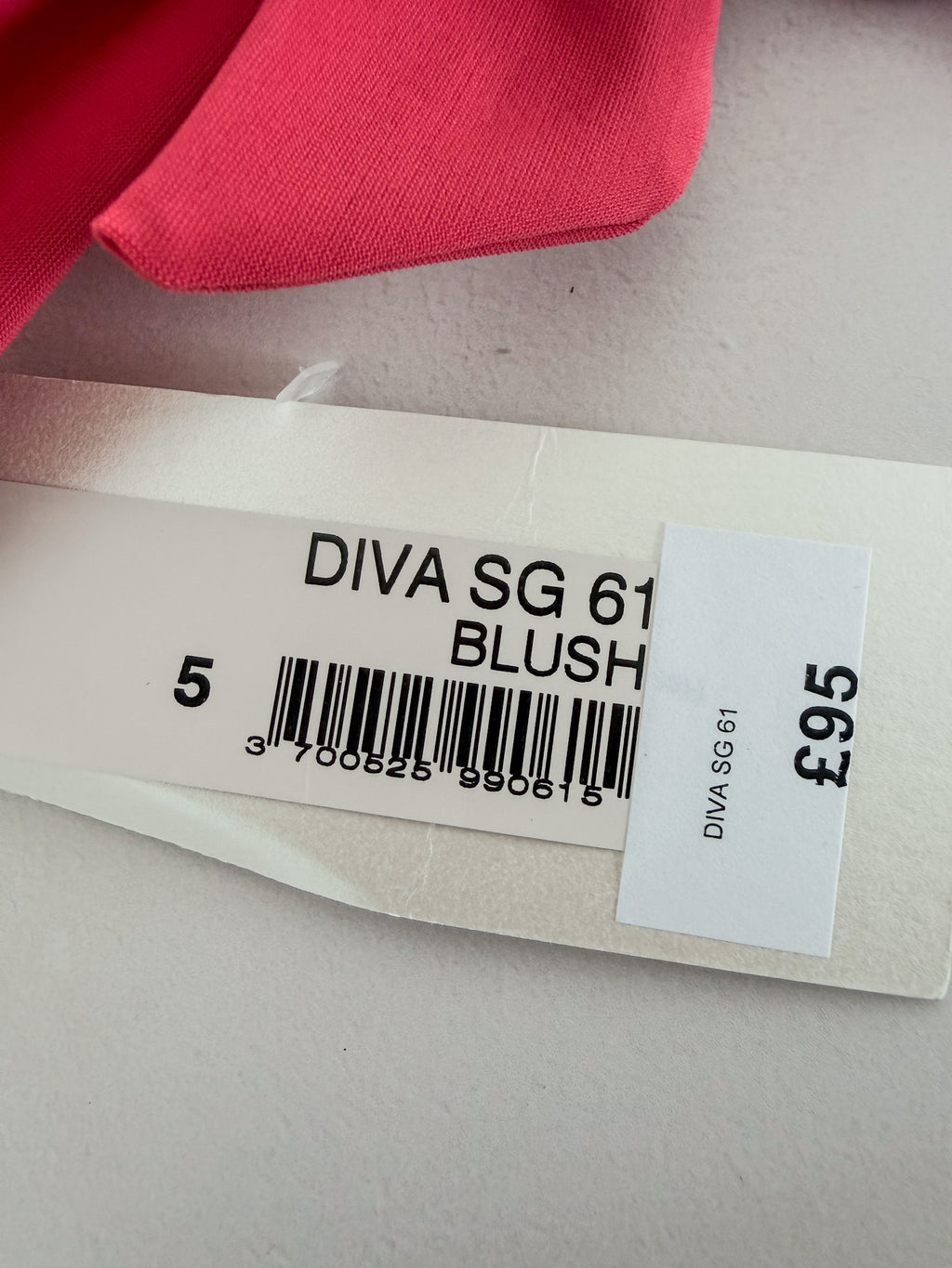 Pain De Sucre Seitlich gebundene Bikinihose in Diva Blush Pink