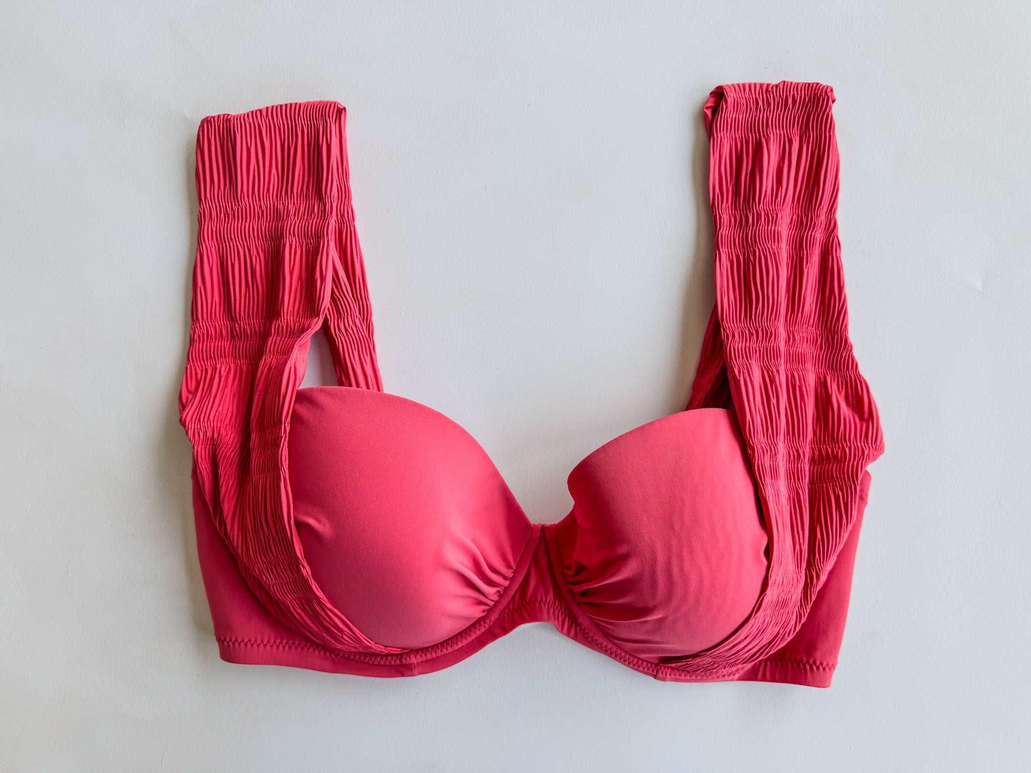 Top de biquíni rosa Django de alças largas PAIN DE SUCRE