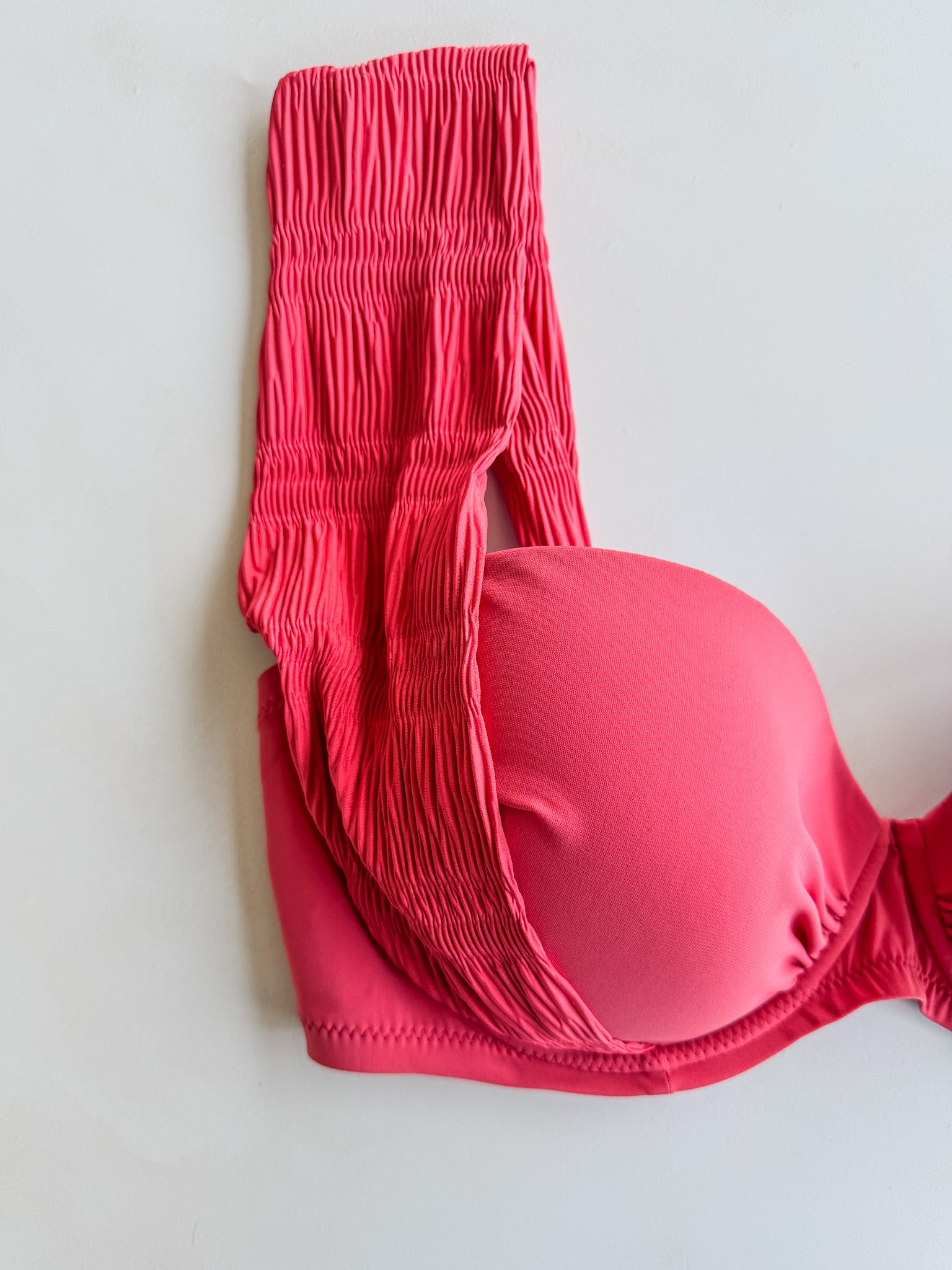 Top de biquíni rosa Django de alças largas PAIN DE SUCRE
