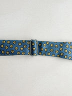 Drake's Blue Circle Print Bowtie