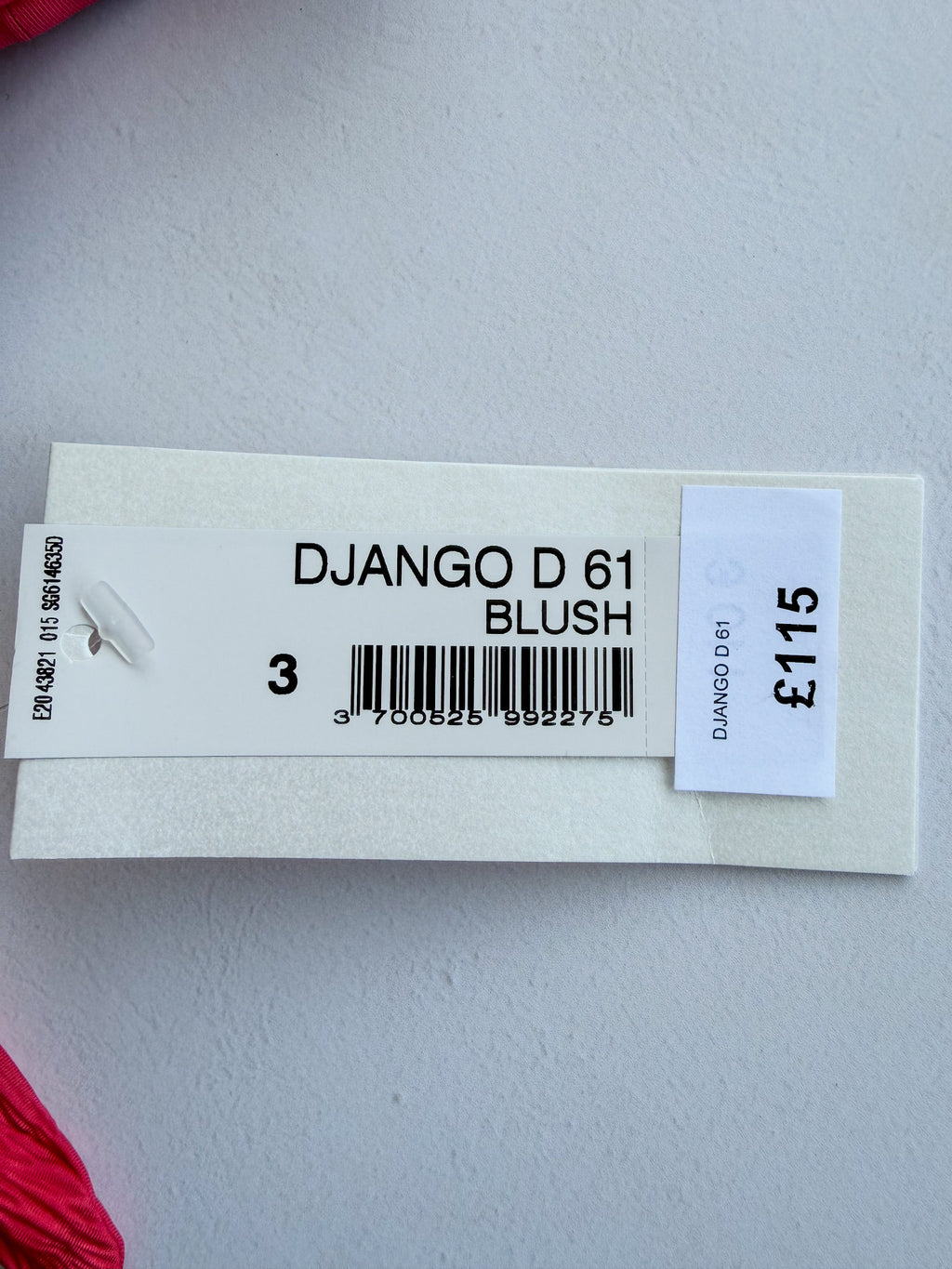 Top de biquíni rosa Django de alças largas PAIN DE SUCRE