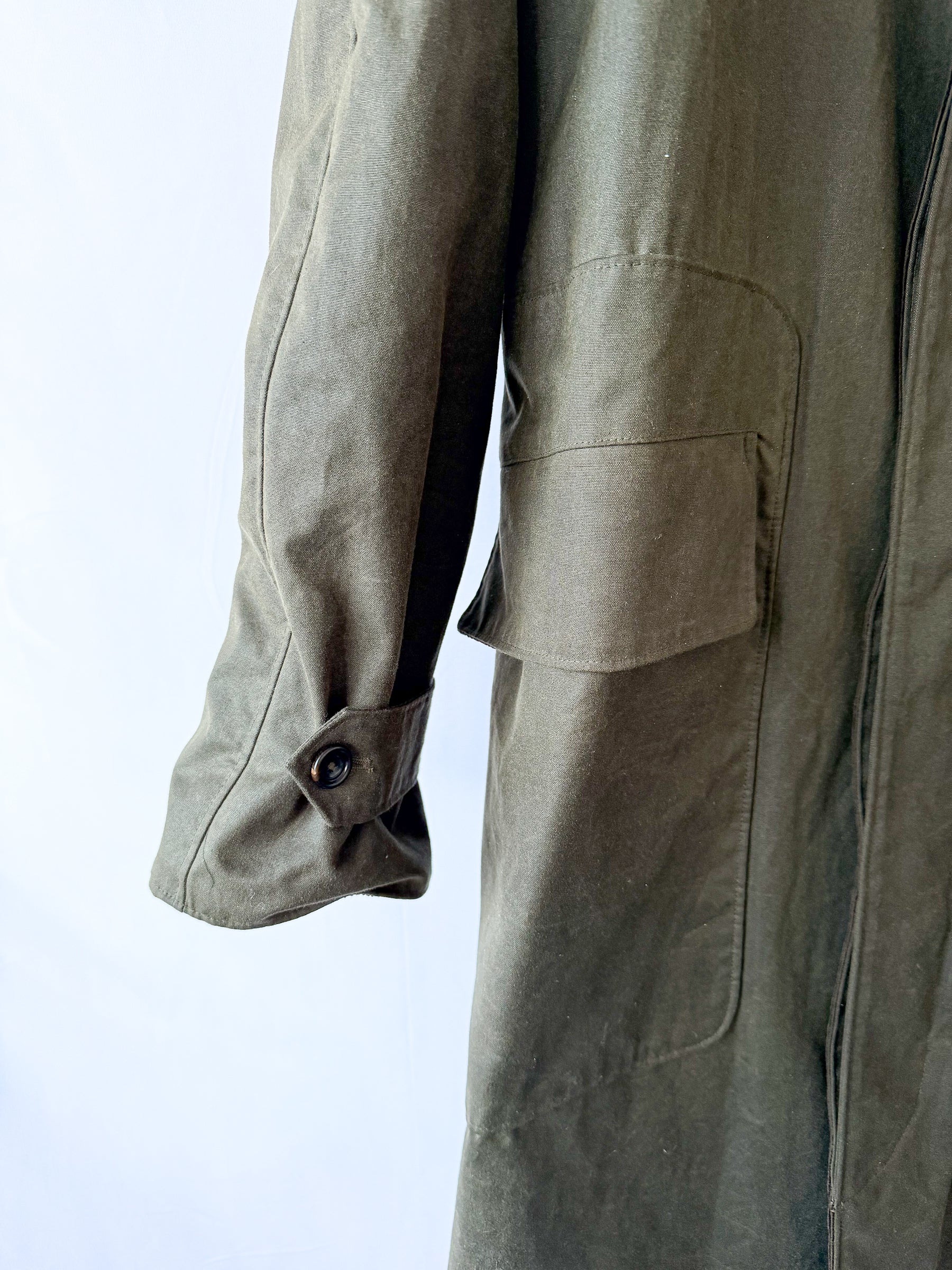 Ralph Lauren Polo Stewart Waxed Oilskin Belted Coat