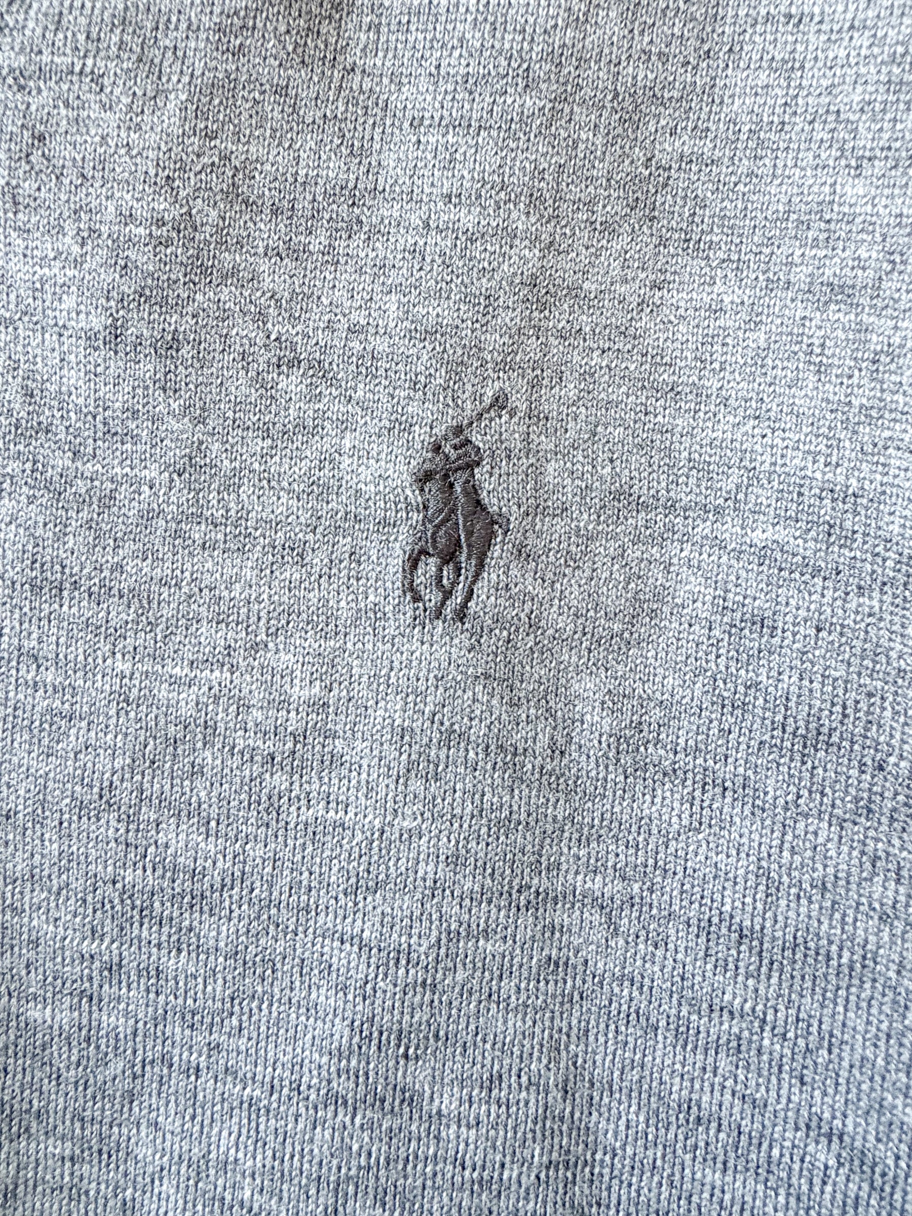 Ralph Lauren Polo Grey Merino Vest Jumper