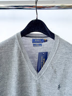 Ralph Lauren Polo Grey Merino Vest Jumper
