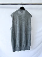Ralph Lauren Polo Grey Merino Vest Jumper