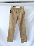 Ralph Lauren Polo Bedford Classic Tan Chino With Embroidered