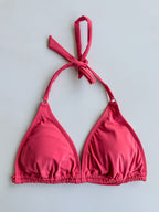 Haut de maillot de bain rose Pain De Sucre, modèle Helia Halter
