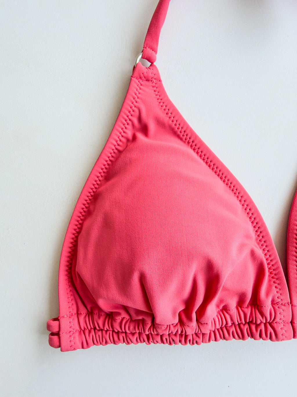 Haut de maillot de bain rose Pain De Sucre, modèle Helia Halter