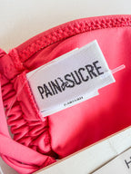Haut de maillot de bain rose Pain De Sucre, modèle Helia Halter