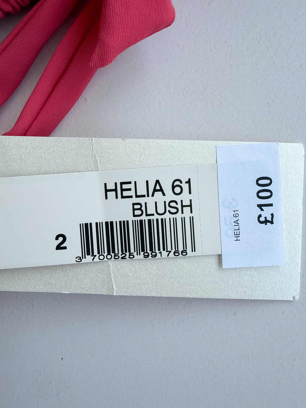 Haut de maillot de bain rose Pain De Sucre, modèle Helia Halter