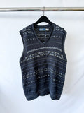 Ralph Lauren Polo Fair Isle Cotton Blend Sleeveless Jumper