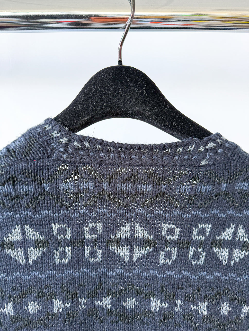 Ralph Lauren Polo Fair Isle Cotton Blend Sleeveless Jumper