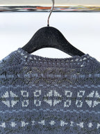 Ralph Lauren Polo Fair Isle Cotton Blend Sleeveless Jumper