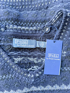 Ralph Lauren Polo Fair Isle Cotton Blend Sleeveless Jumper